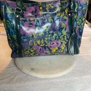 Patricia Nash Floral Leather Tote Bag - Multicolor